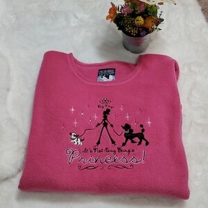 BIG DOGS WOMENS EMBROIDERED AND BEADED LONG-SLEEVE FLEECE PULLOVER